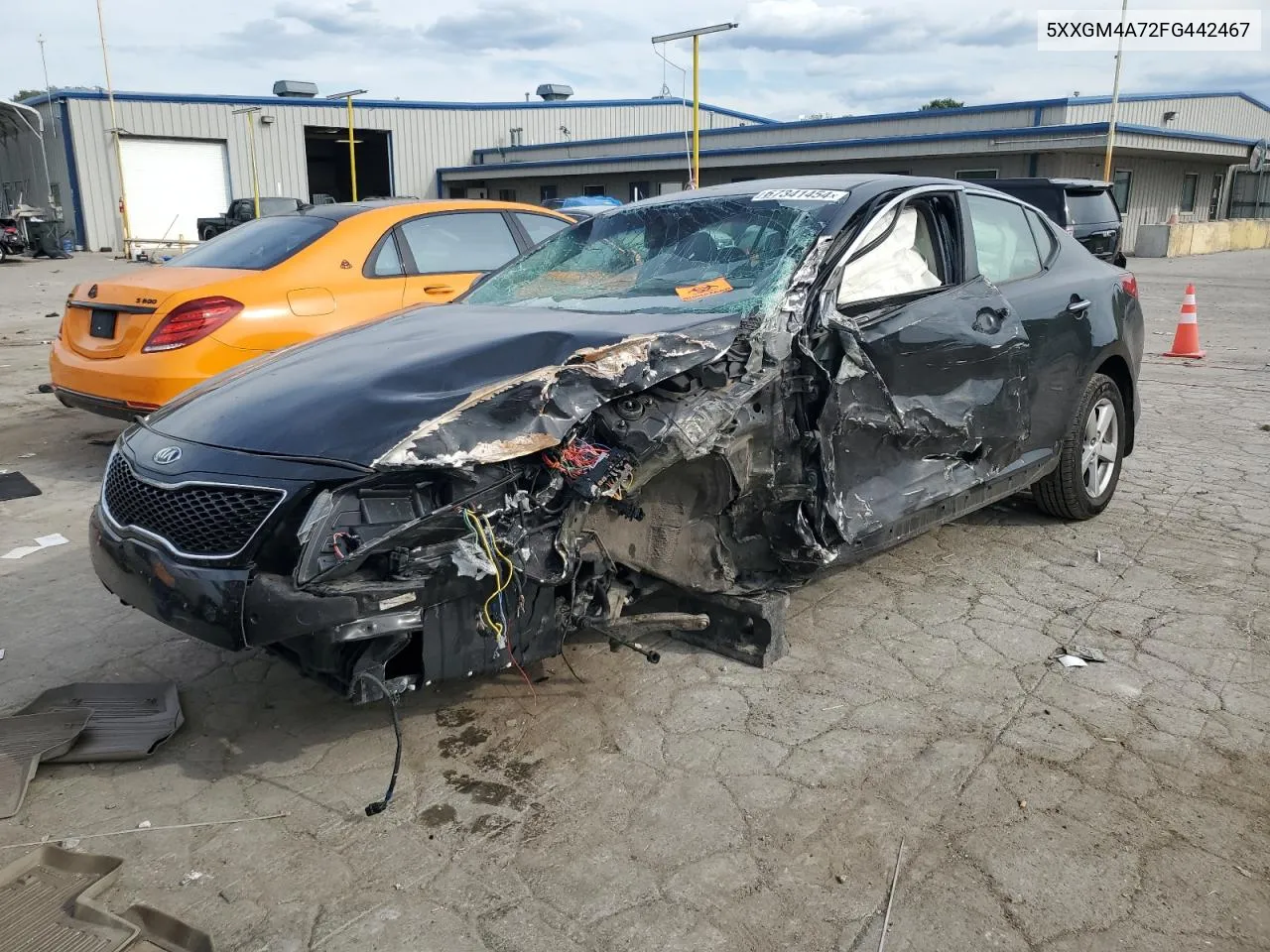 5XXGM4A72FG442467 2015 Kia Optima Lx