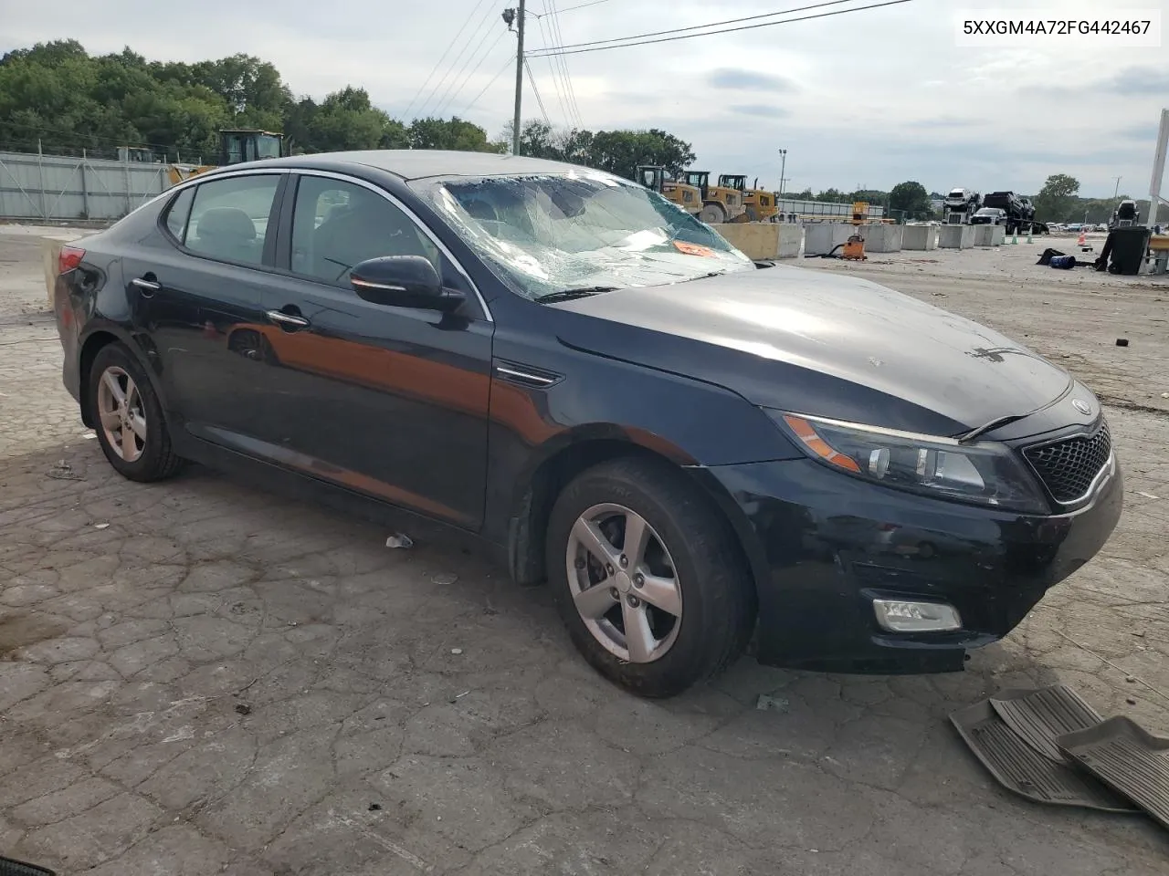 2015 Kia Optima Lx VIN: 5XXGM4A72FG442467 Lot: 67341454