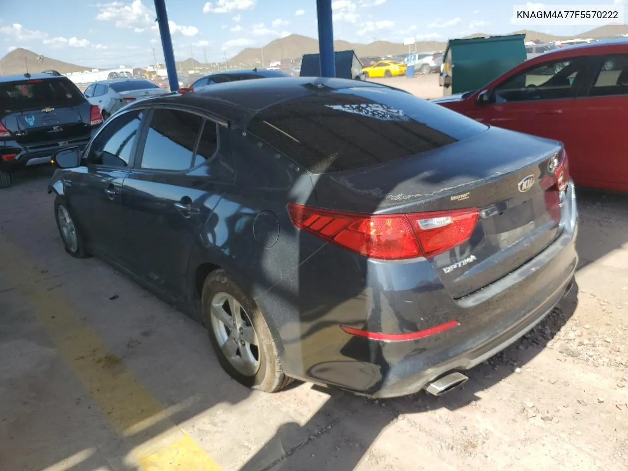 2015 Kia Optima Lx VIN: KNAGM4A77F5570222 Lot: 67416124