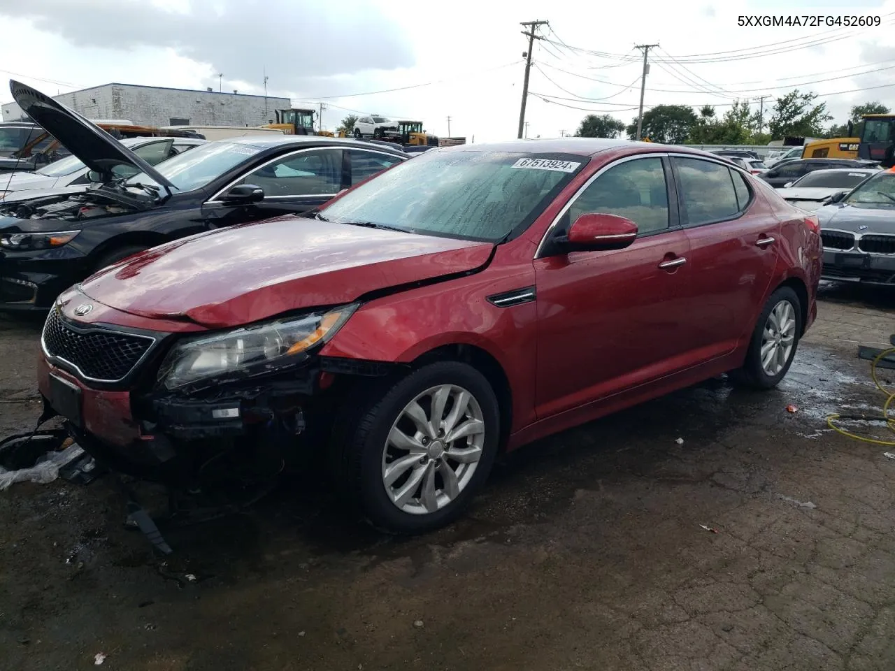 5XXGM4A72FG452609 2015 Kia Optima Lx