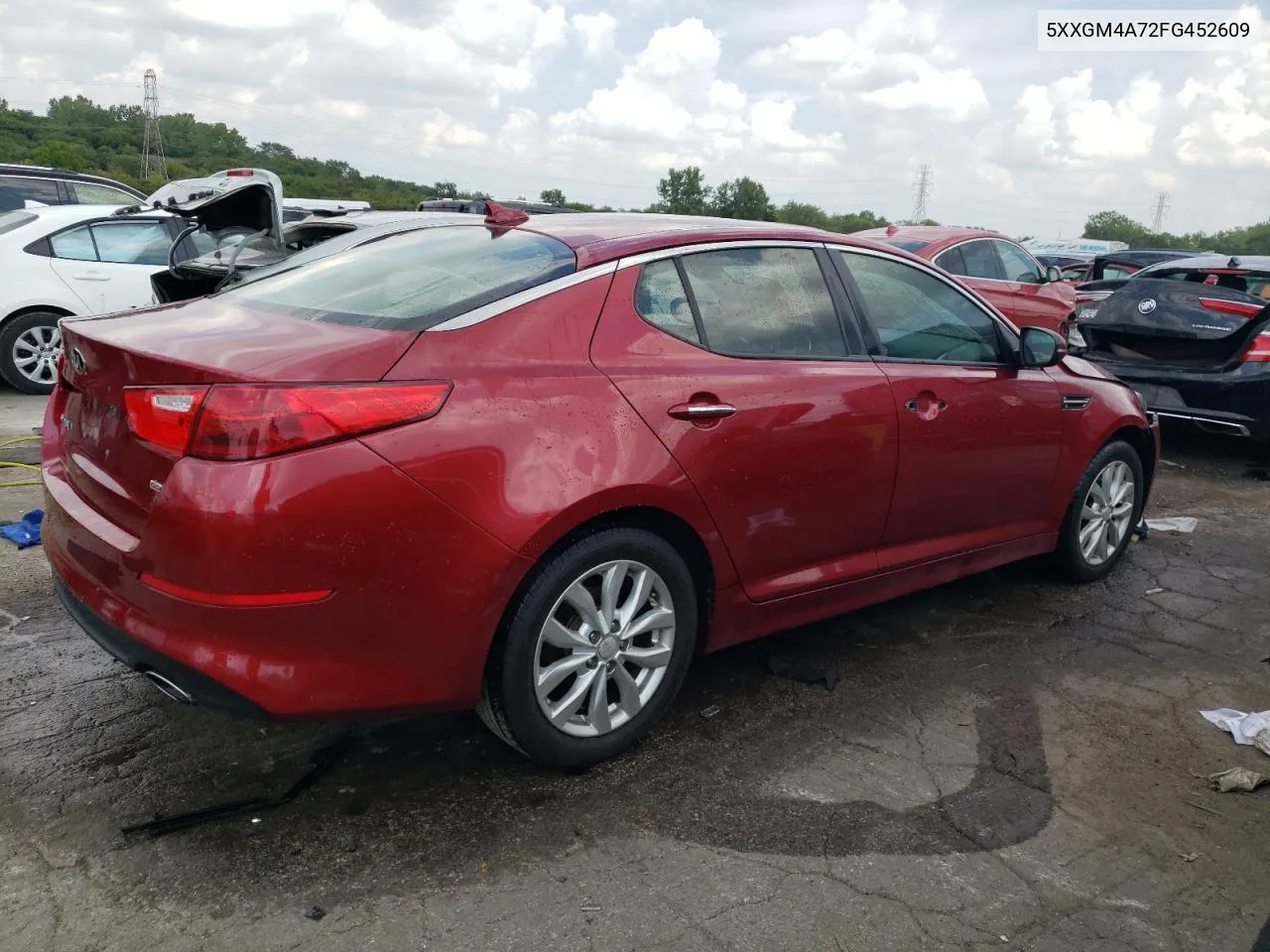 5XXGM4A72FG452609 2015 Kia Optima Lx