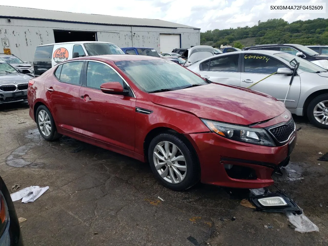 2015 Kia Optima Lx VIN: 5XXGM4A72FG452609 Lot: 67513924