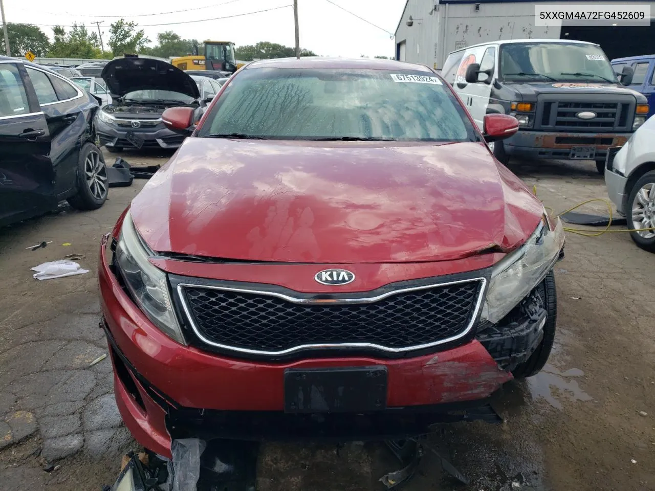 5XXGM4A72FG452609 2015 Kia Optima Lx