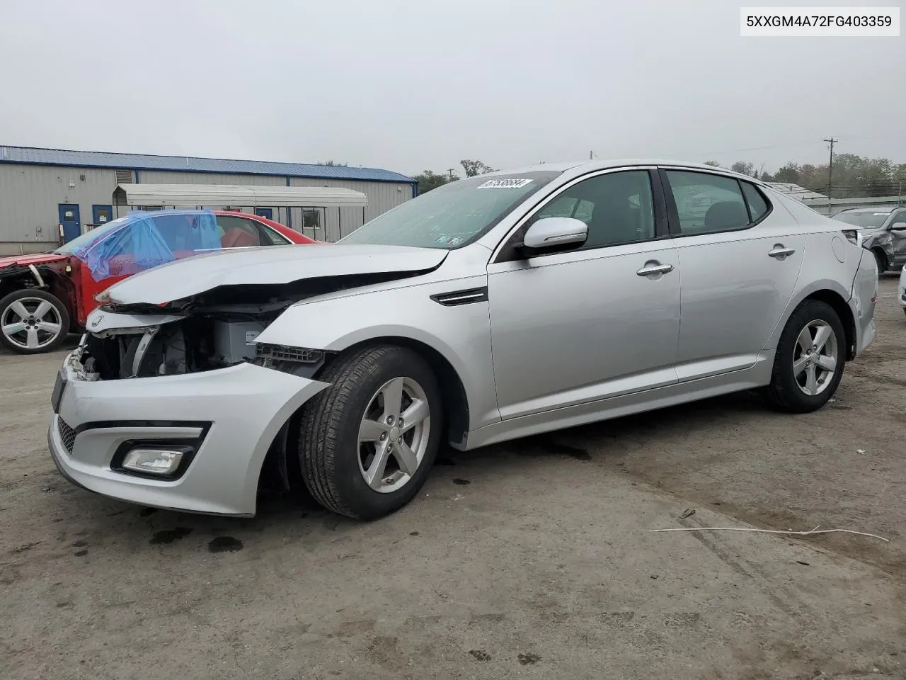 2015 Kia Optima Lx VIN: 5XXGM4A72FG403359 Lot: 67538684