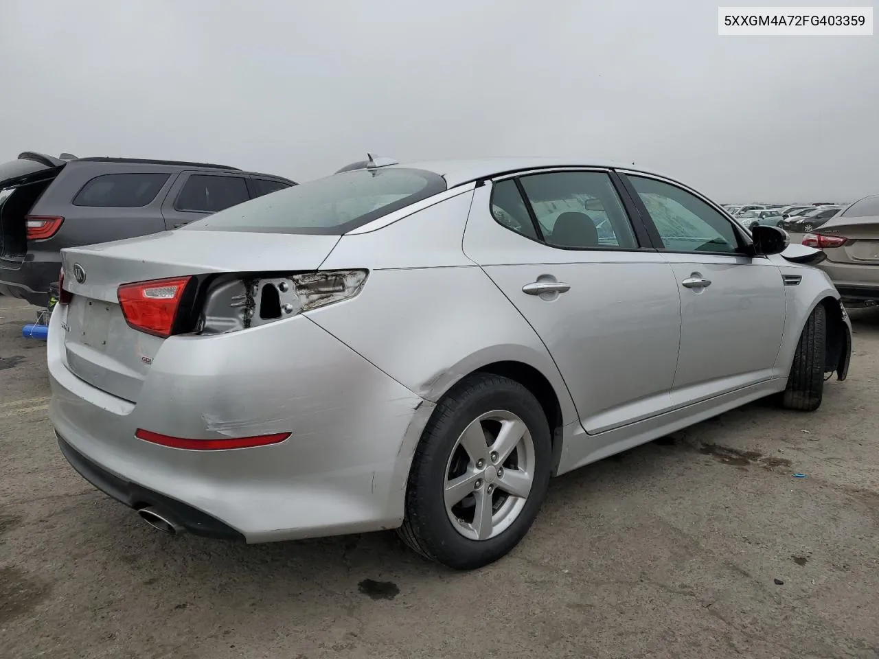 2015 Kia Optima Lx VIN: 5XXGM4A72FG403359 Lot: 67538684