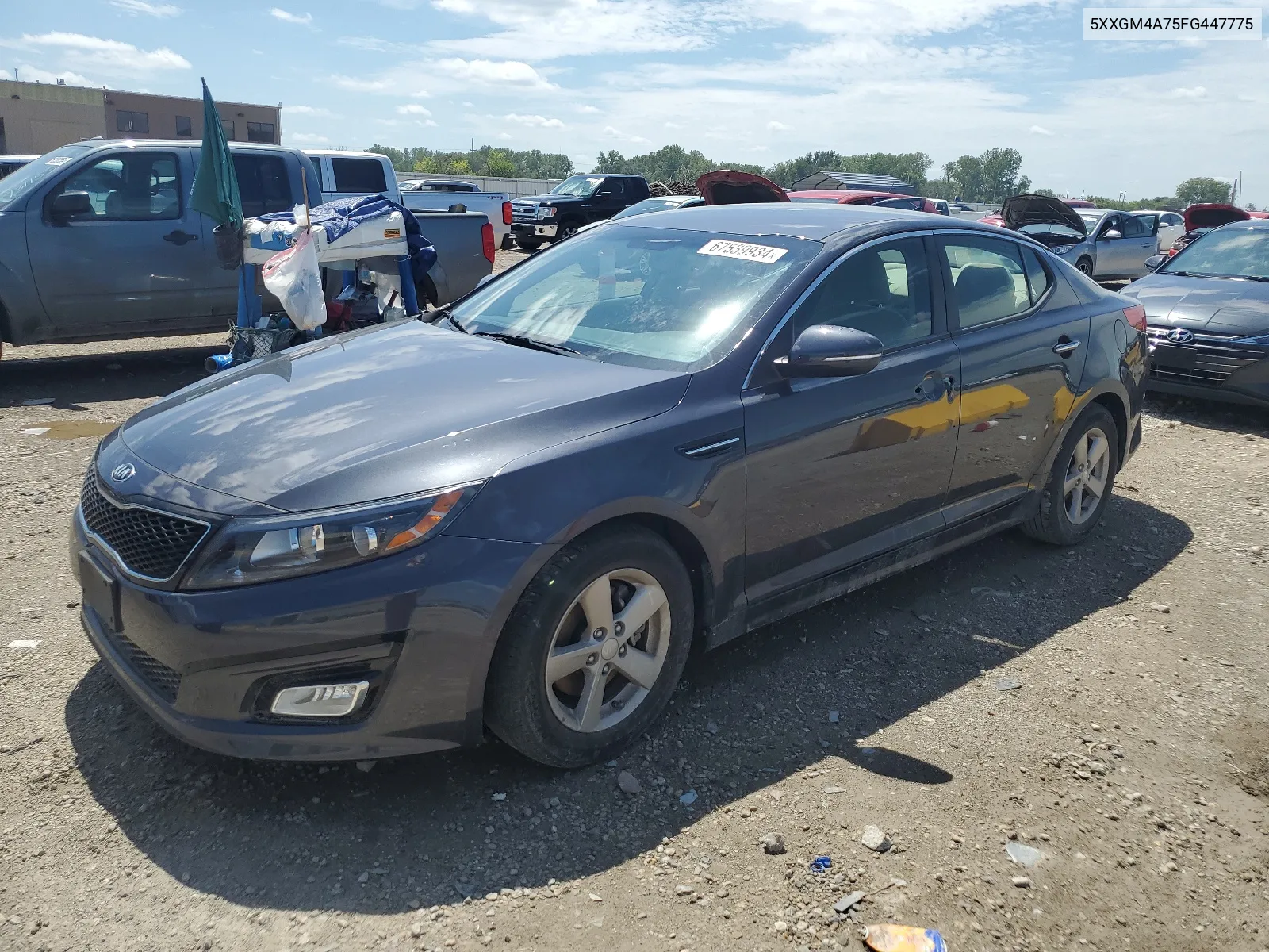 5XXGM4A75FG447775 2015 Kia Optima Lx