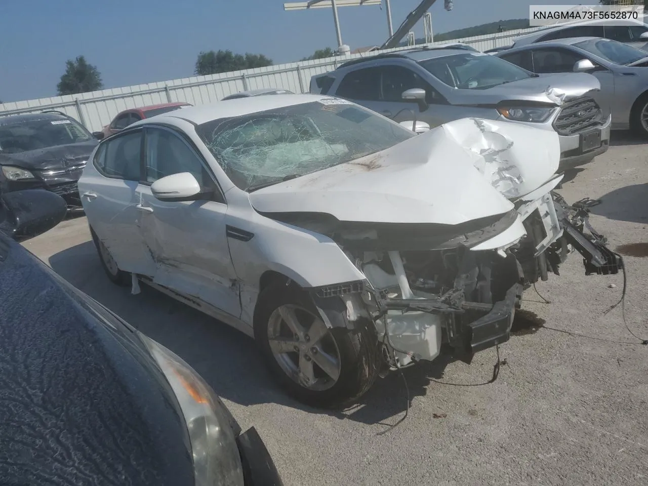 KNAGM4A73F5652870 2015 Kia Optima Lx