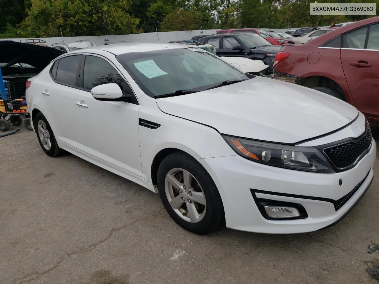 2015 Kia Optima Lx VIN: 5XXGM4A77FG369063 Lot: 67707184