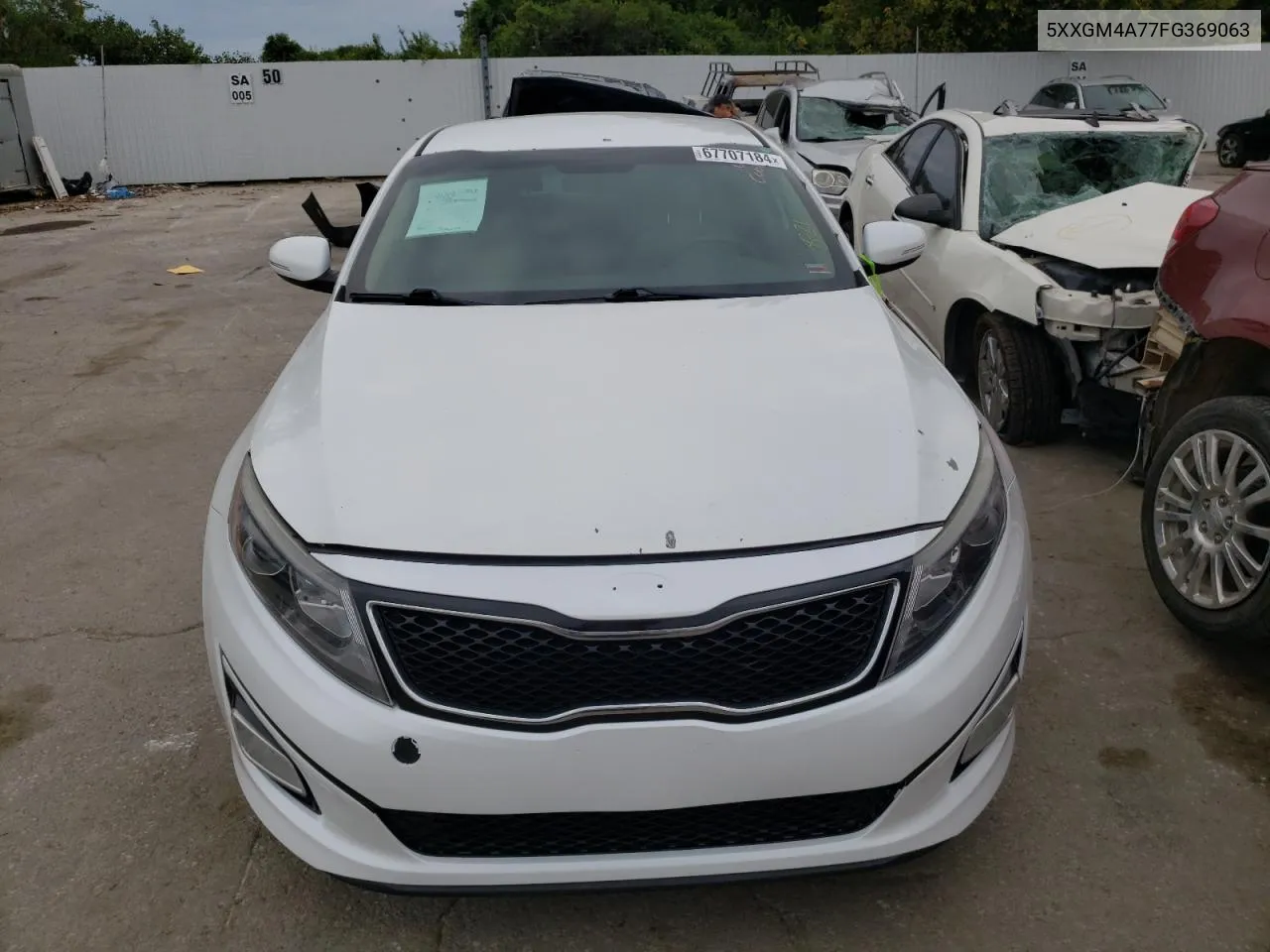 2015 Kia Optima Lx VIN: 5XXGM4A77FG369063 Lot: 67707184