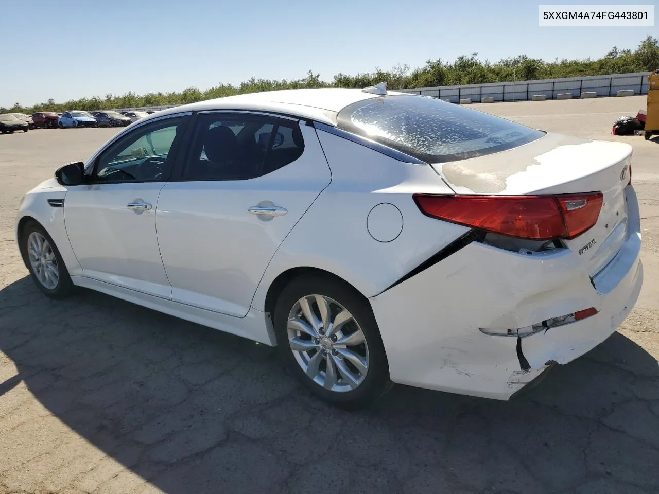 2015 Kia Optima Lx VIN: 5XXGM4A74FG443801 Lot: 67853994