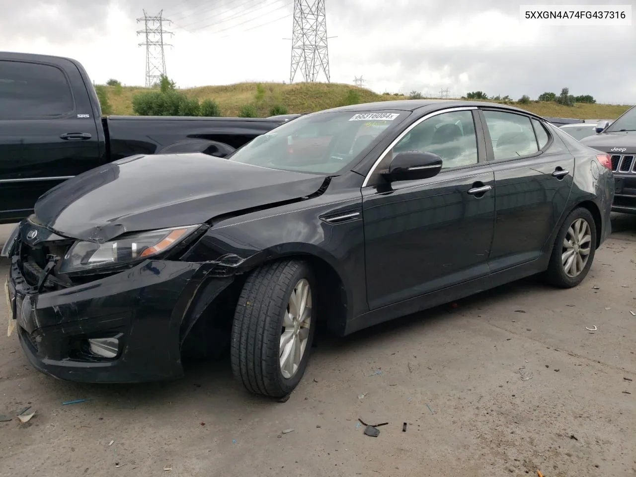 5XXGN4A74FG437316 2015 Kia Optima Ex