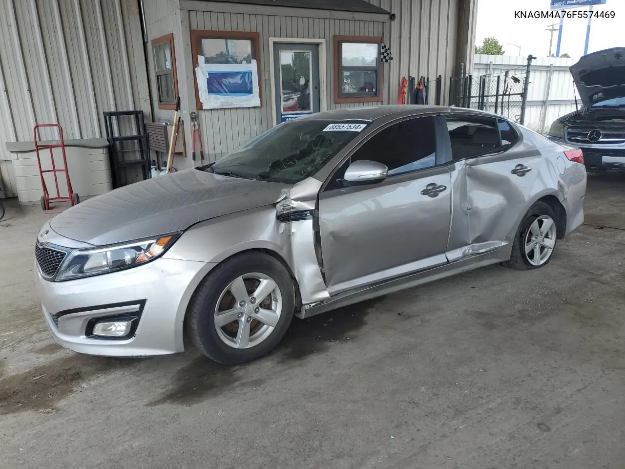 2015 Kia Optima Lx VIN: KNAGM4A76F5574469 Lot: 68557534