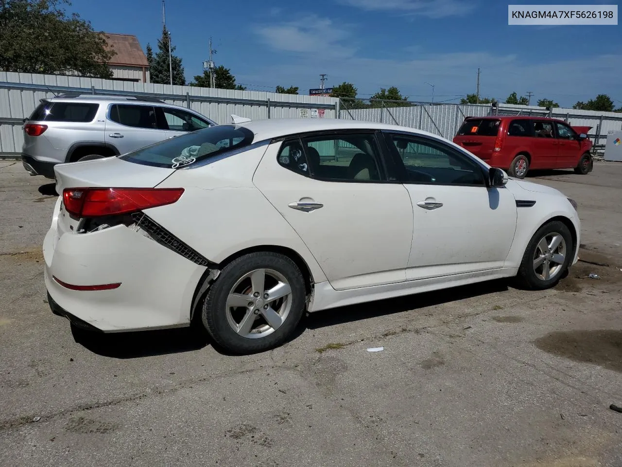 2015 Kia Optima Lx VIN: KNAGM4A7XF5626198 Lot: 68901454