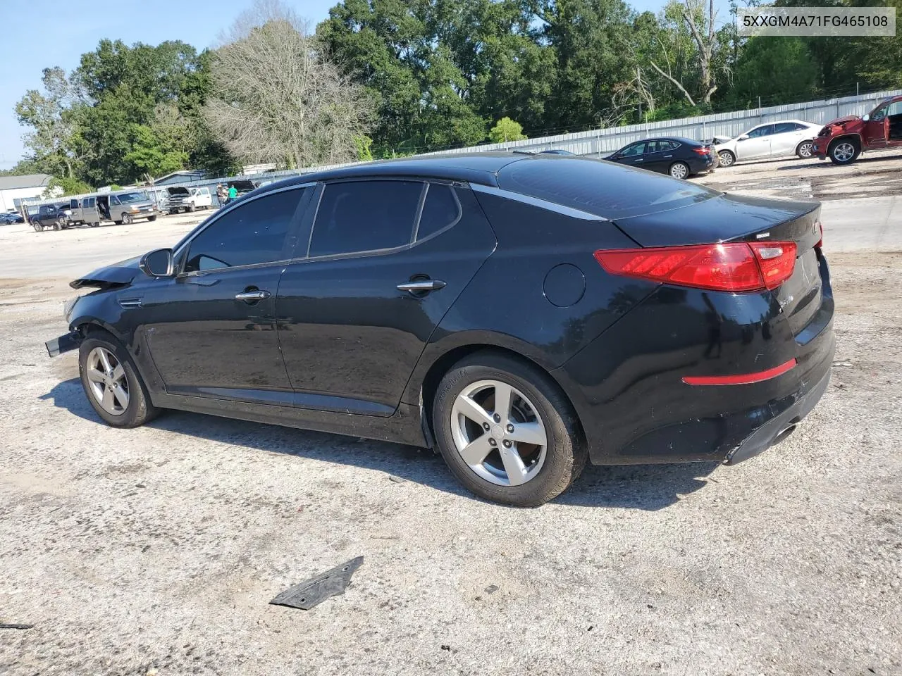 5XXGM4A71FG465108 2015 Kia Optima Lx