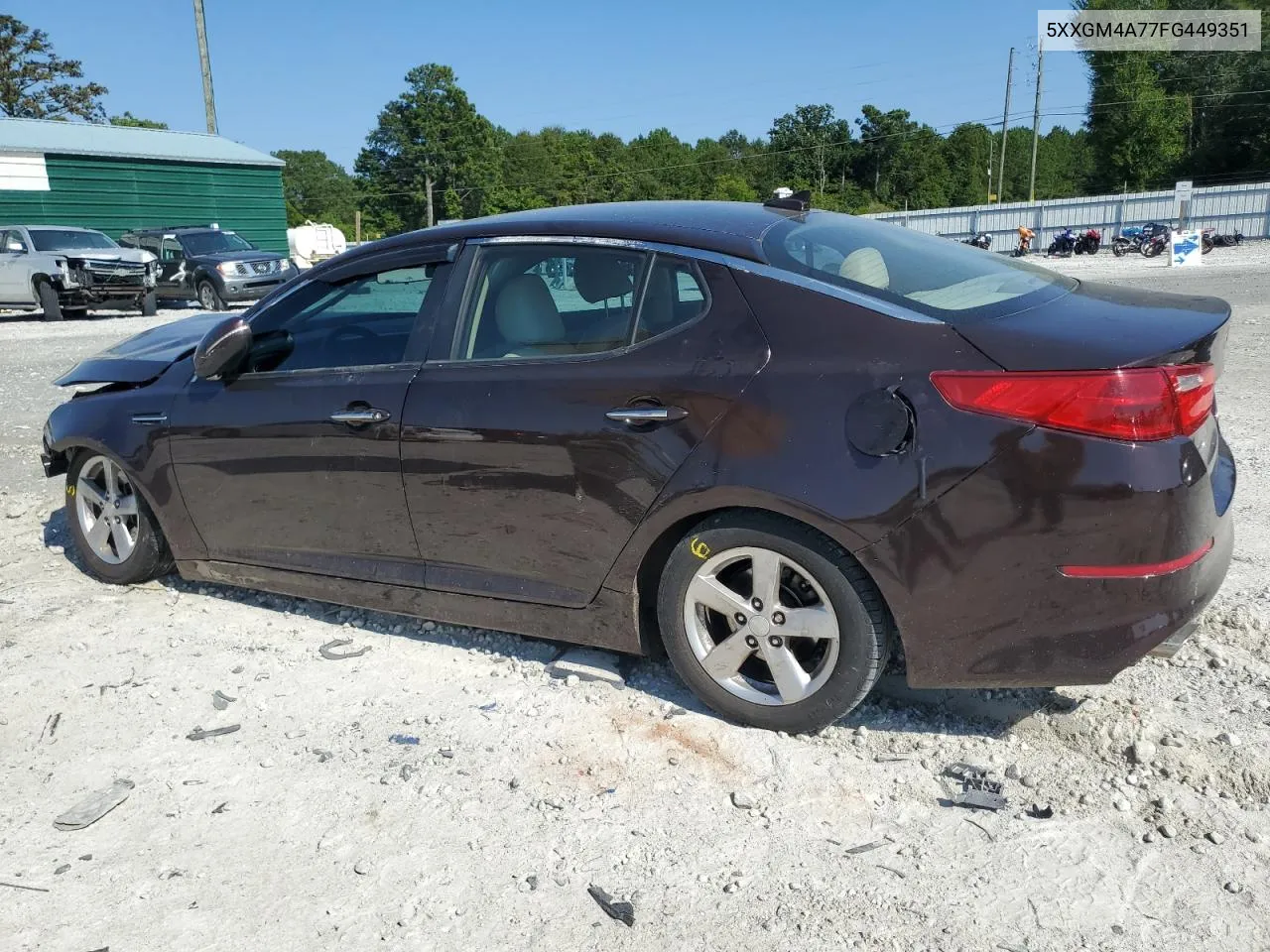 2015 Kia Optima Lx VIN: 5XXGM4A77FG449351 Lot: 68948454