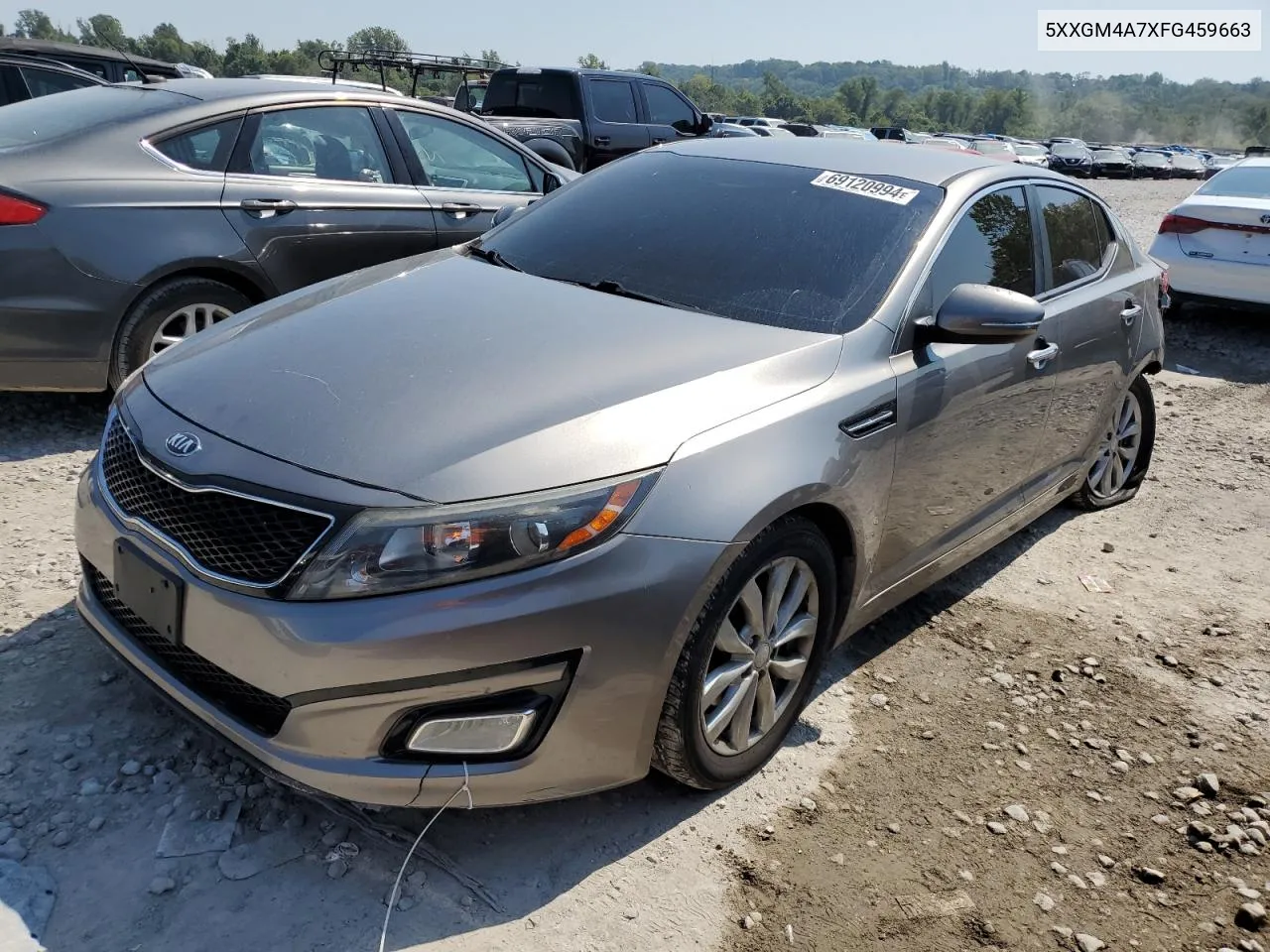 2015 Kia Optima Lx VIN: 5XXGM4A7XFG459663 Lot: 69120994