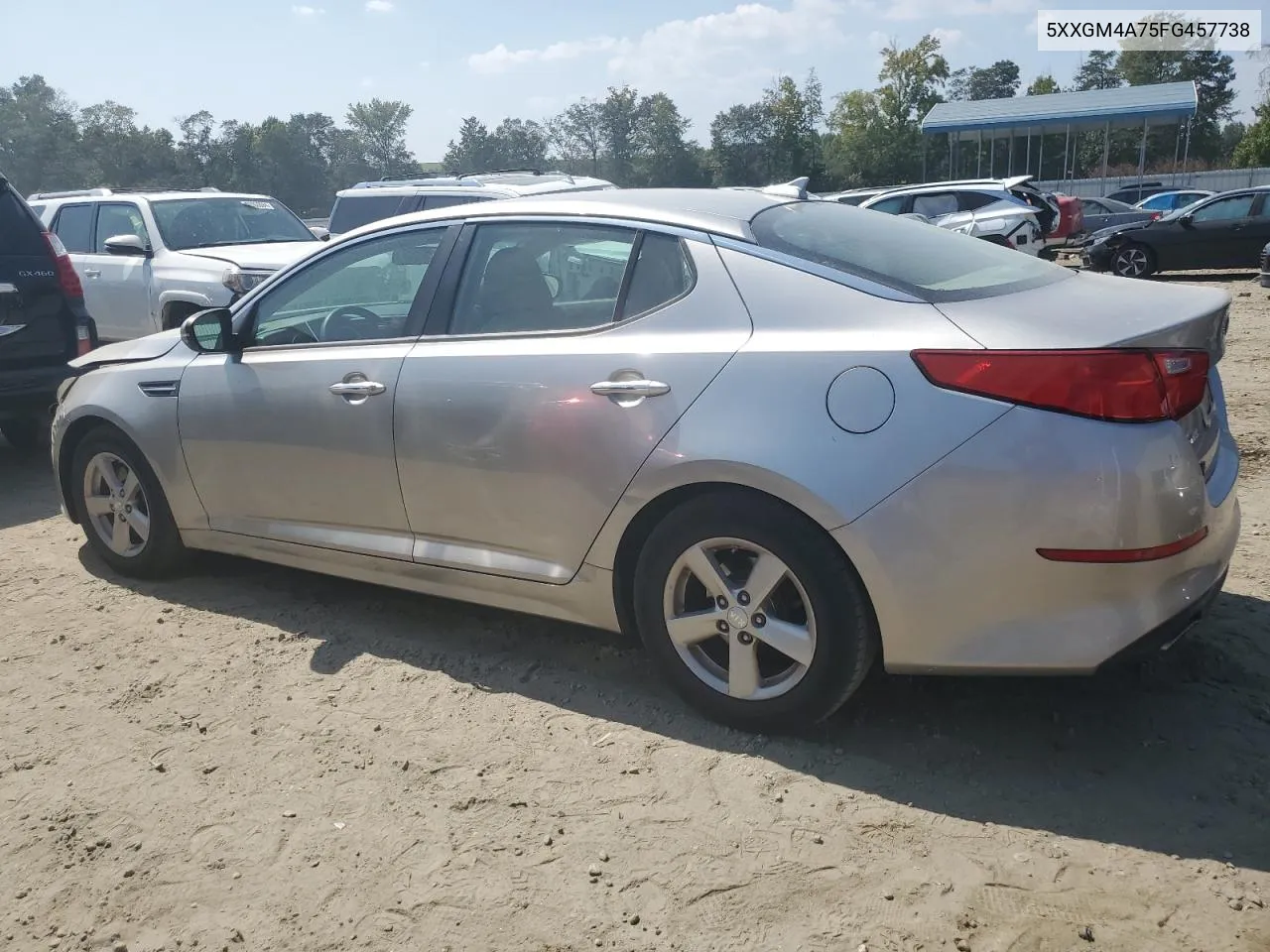 2015 Kia Optima Lx VIN: 5XXGM4A75FG457738 Lot: 69227654