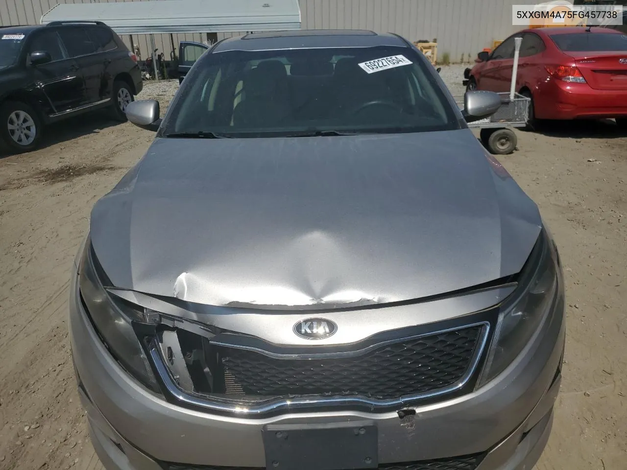 2015 Kia Optima Lx VIN: 5XXGM4A75FG457738 Lot: 69227654