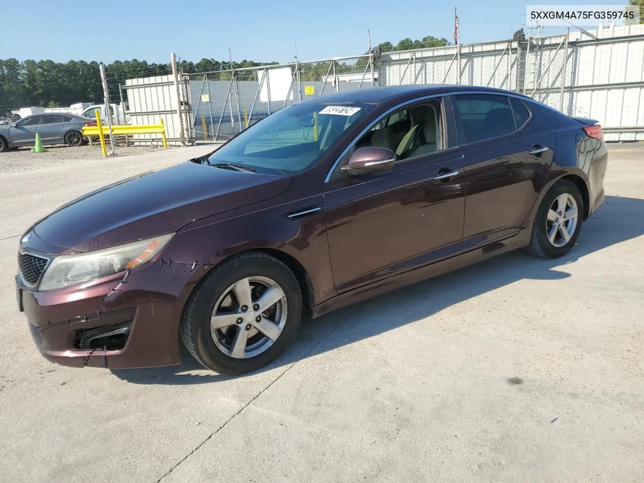 5XXGM4A75FG359745 2015 Kia Optima Lx