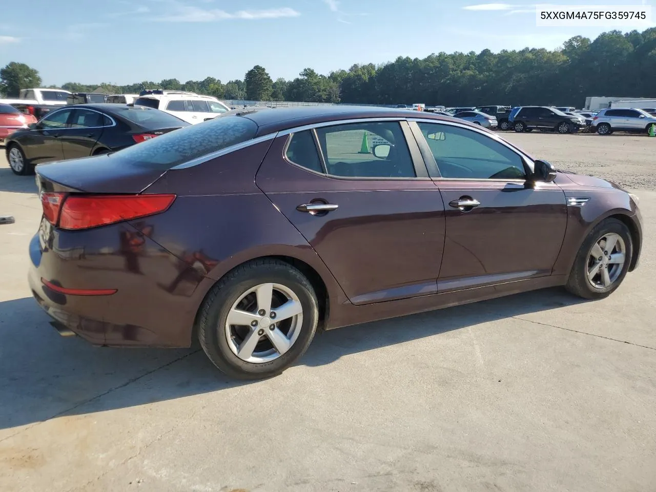 2015 Kia Optima Lx VIN: 5XXGM4A75FG359745 Lot: 69328124