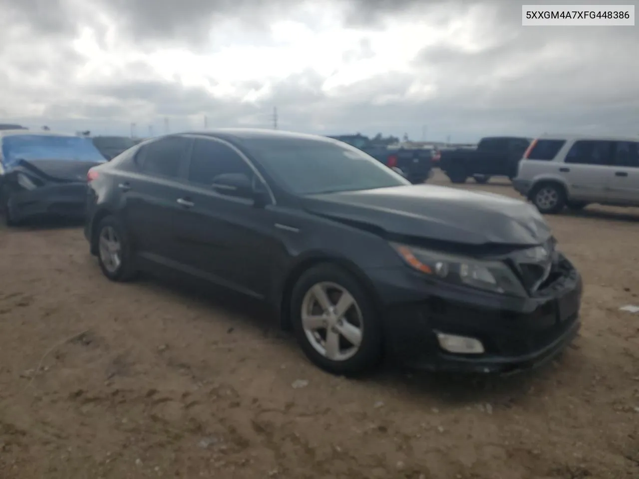 5XXGM4A7XFG448386 2015 Kia Optima Lx