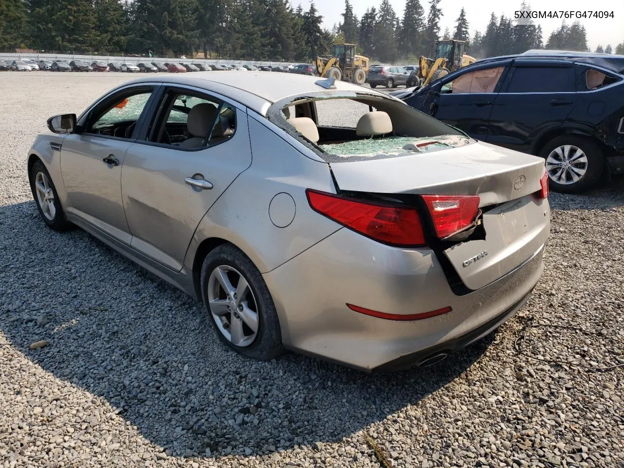 2015 Kia Optima Lx VIN: 5XXGM4A76FG474094 Lot: 69526204