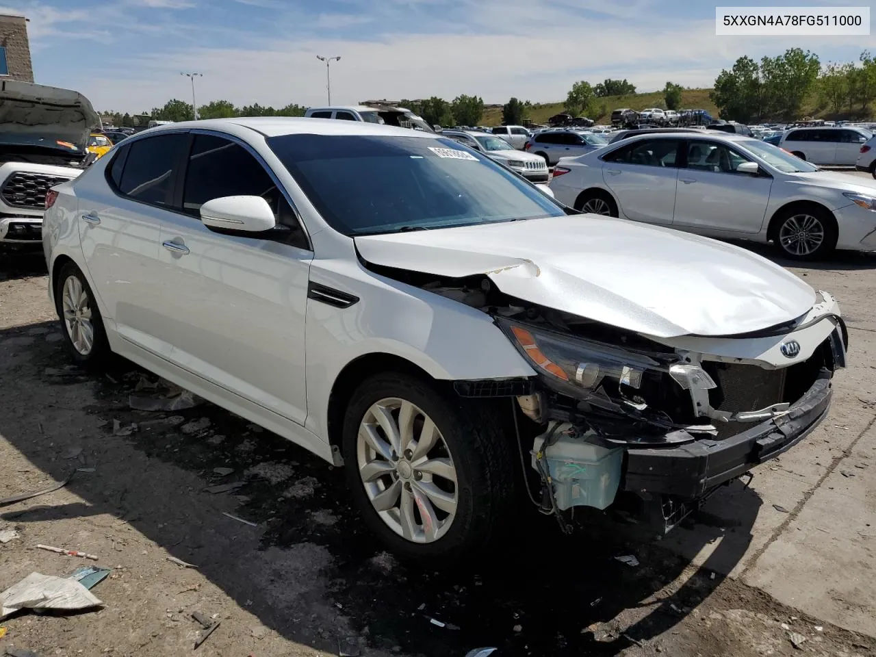 2015 Kia Optima Ex VIN: 5XXGN4A78FG511000 Lot: 69618824