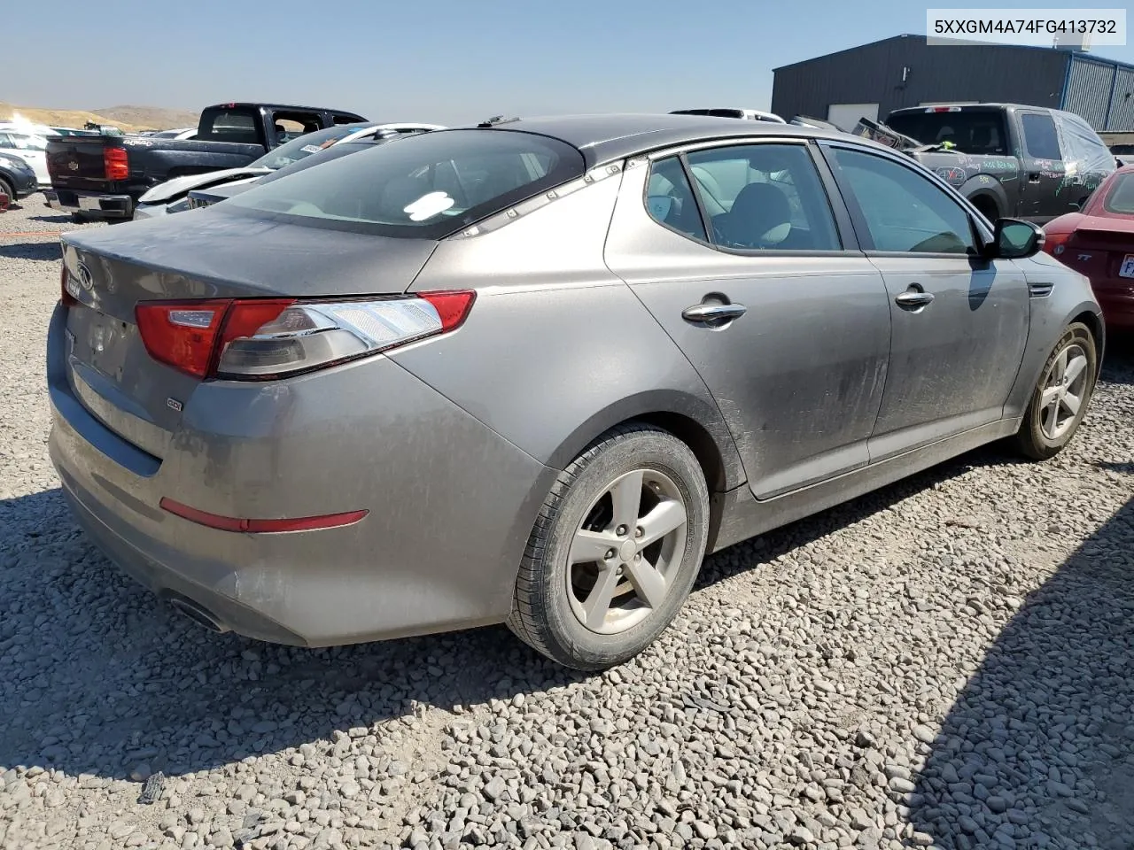 2015 Kia Optima Lx VIN: 5XXGM4A74FG413732 Lot: 69635654