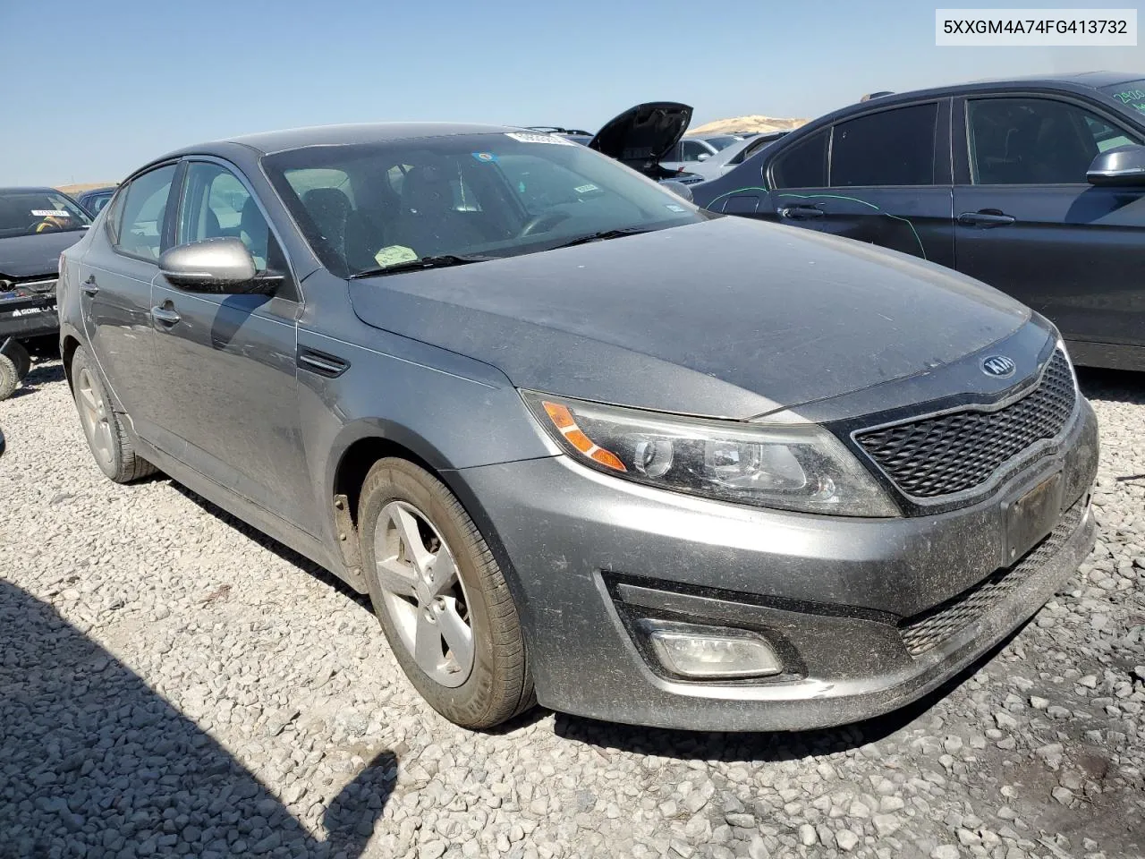 2015 Kia Optima Lx VIN: 5XXGM4A74FG413732 Lot: 69635654