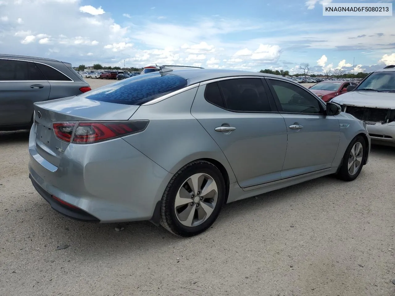 2015 Kia Optima Hybrid VIN: KNAGN4AD6F5080213 Lot: 69673484