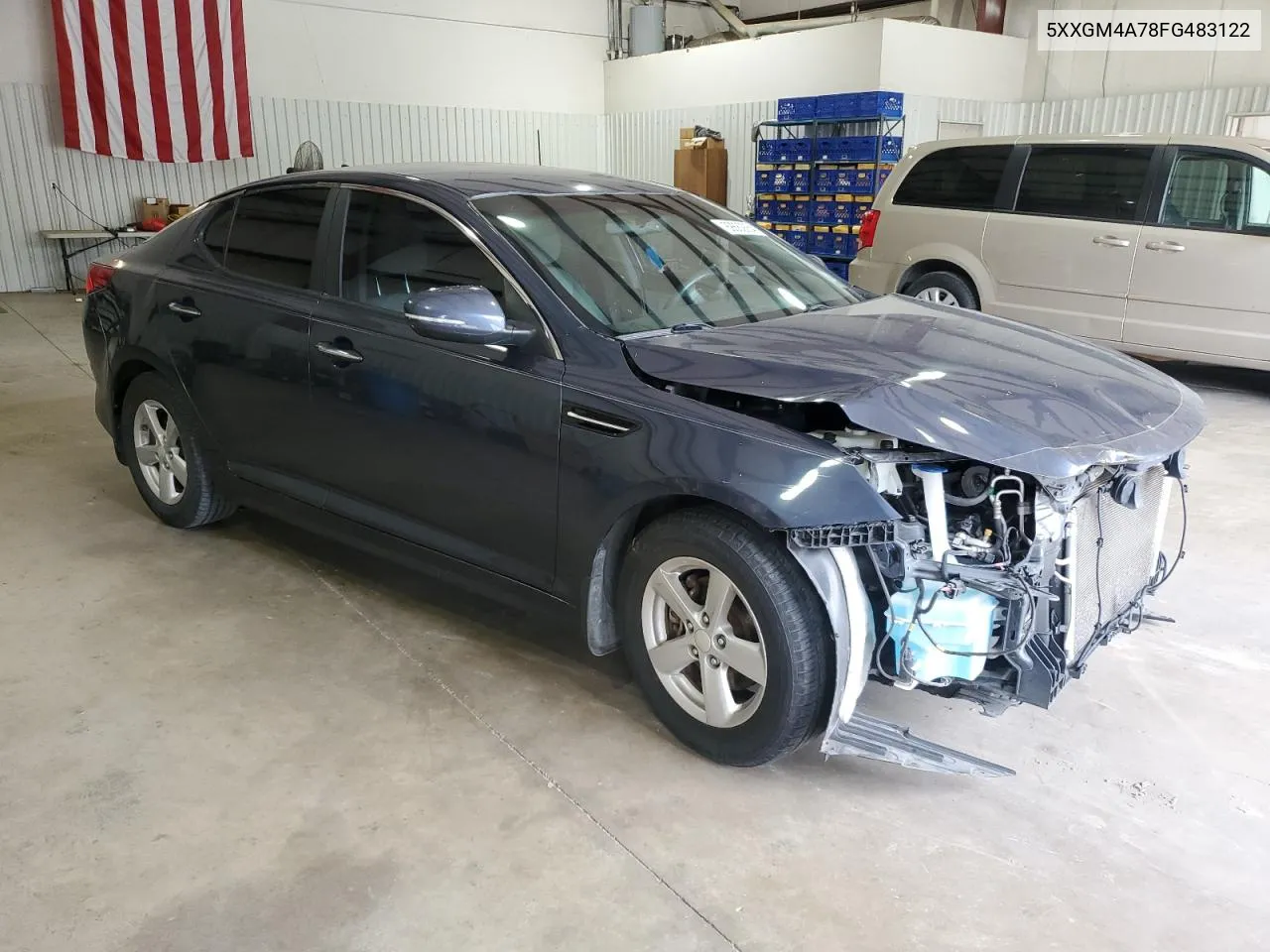 2015 Kia Optima Lx VIN: 5XXGM4A78FG483122 Lot: 69682654