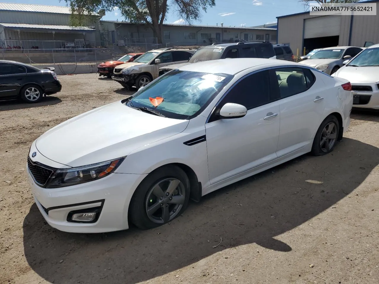 KNAGM4A77F5652421 2015 Kia Optima Lx