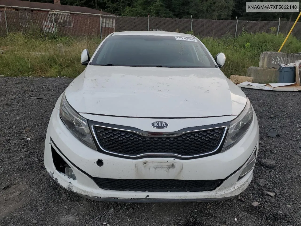 KNAGM4A7XF5662148 2015 Kia Optima Lx