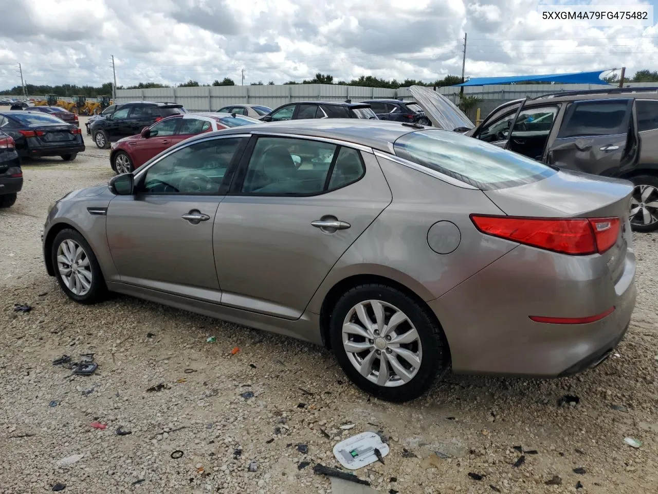 2015 Kia Optima Lx VIN: 5XXGM4A79FG475482 Lot: 70078524