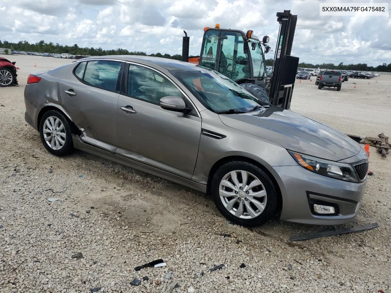 2015 Kia Optima Lx VIN: 5XXGM4A79FG475482 Lot: 70078524