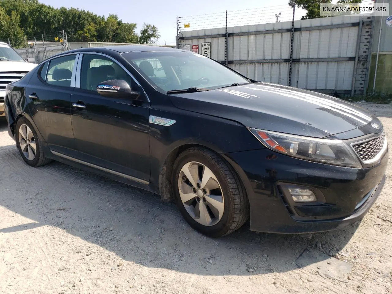 2015 Kia Optima Hybrid VIN: KNAGN4AD6F5091485 Lot: 70281894