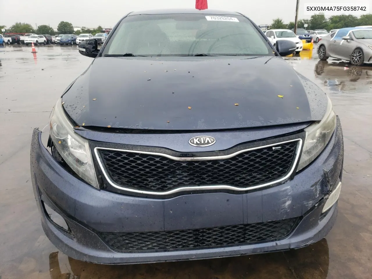 2015 Kia Optima Lx VIN: 5XXGM4A75FG358742 Lot: 70320204