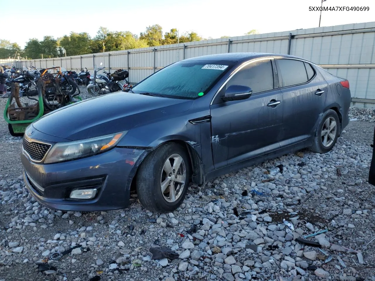 5XXGM4A7XFG490699 2015 Kia Optima Lx