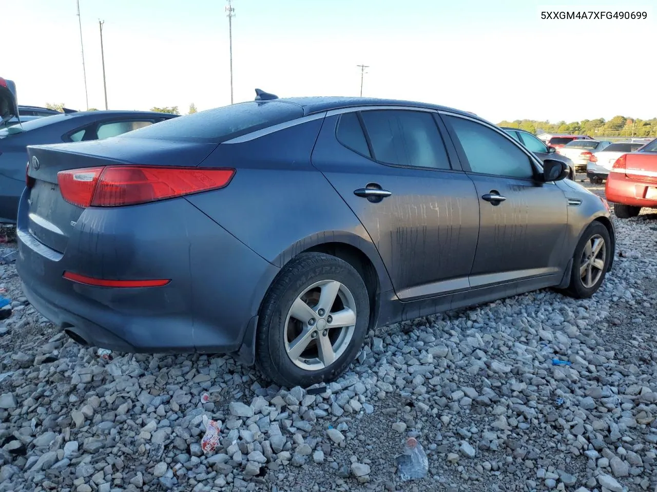 5XXGM4A7XFG490699 2015 Kia Optima Lx