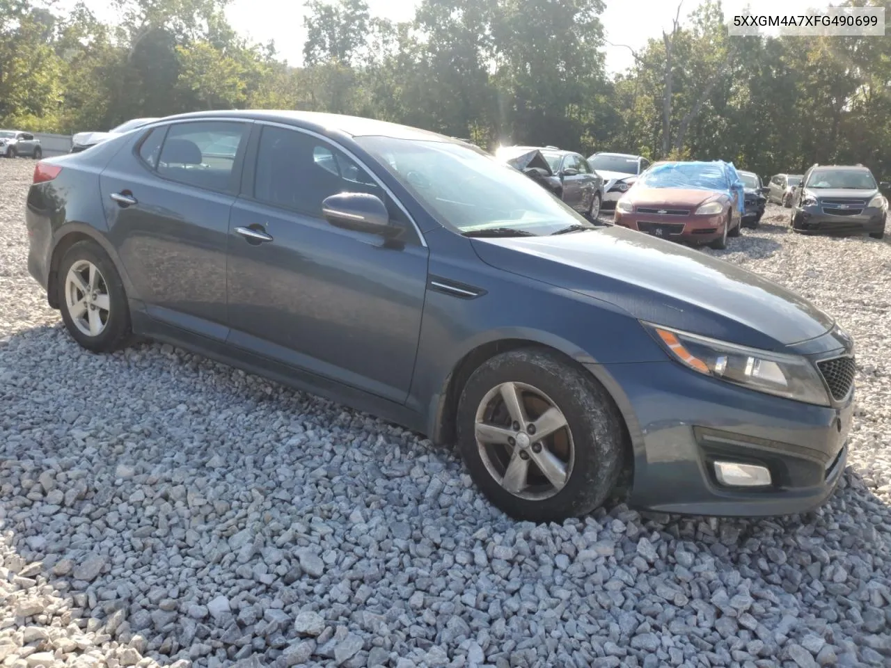 5XXGM4A7XFG490699 2015 Kia Optima Lx