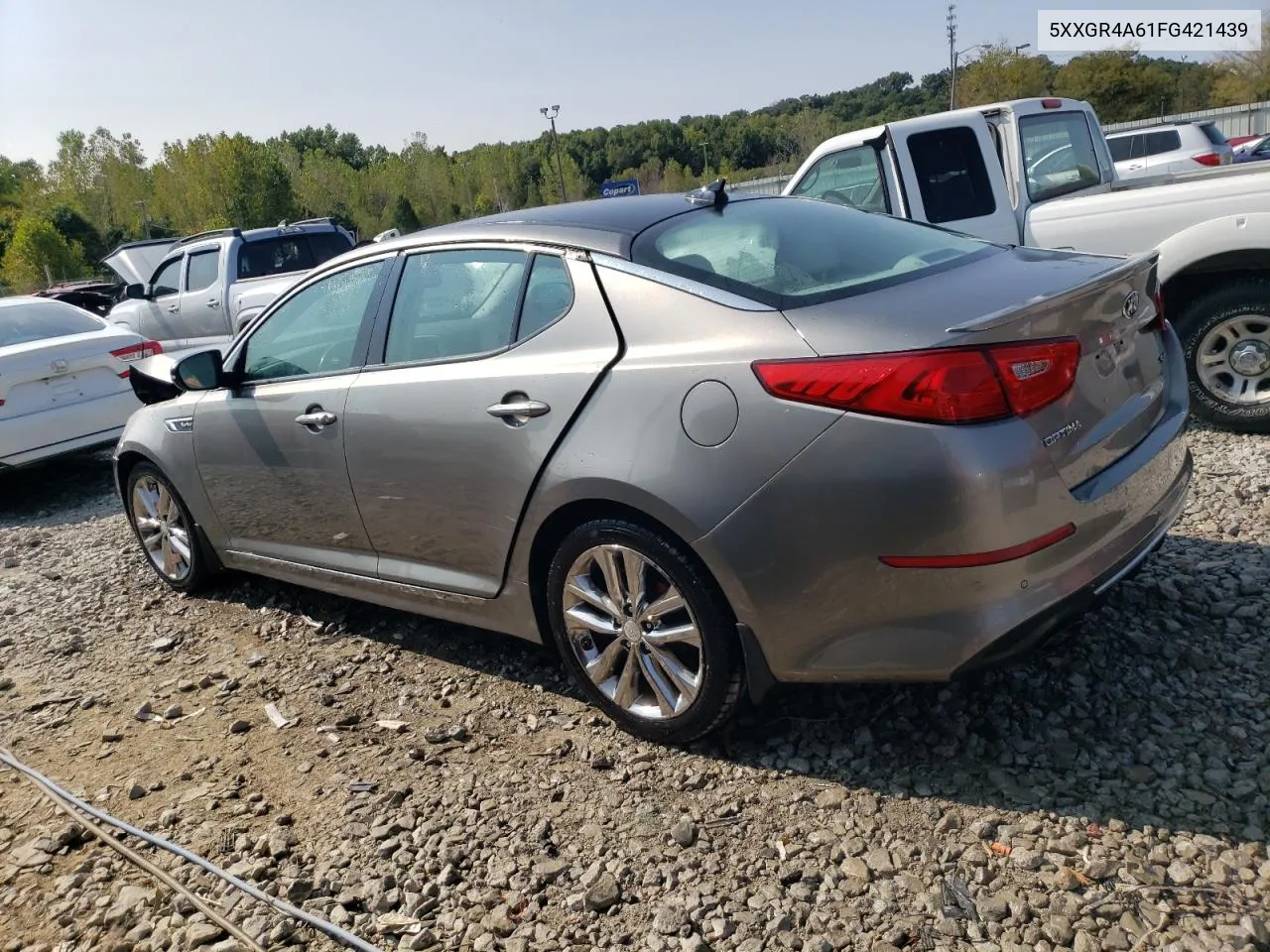 2015 Kia Optima Sx VIN: 5XXGR4A61FG421439 Lot: 70505784