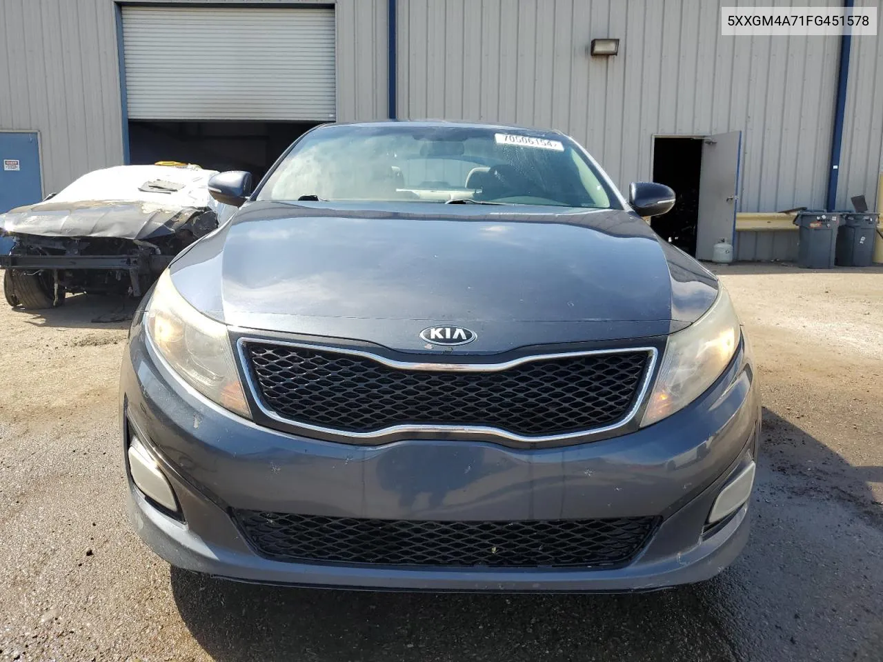 2015 Kia Optima Lx VIN: 5XXGM4A71FG451578 Lot: 70506154