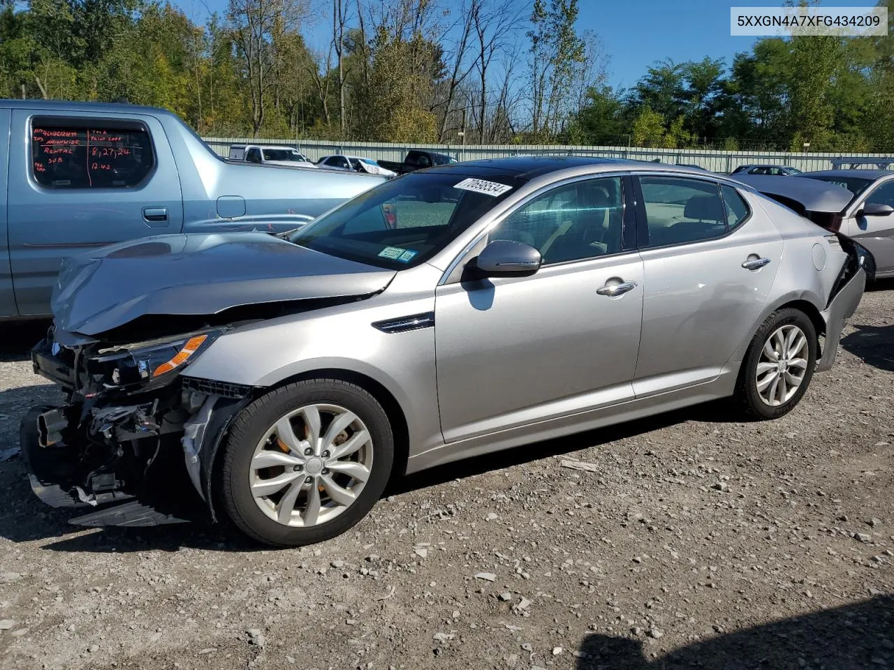 2015 Kia Optima Ex VIN: 5XXGN4A7XFG434209 Lot: 70698534