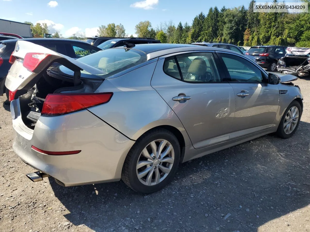 2015 Kia Optima Ex VIN: 5XXGN4A7XFG434209 Lot: 70698534