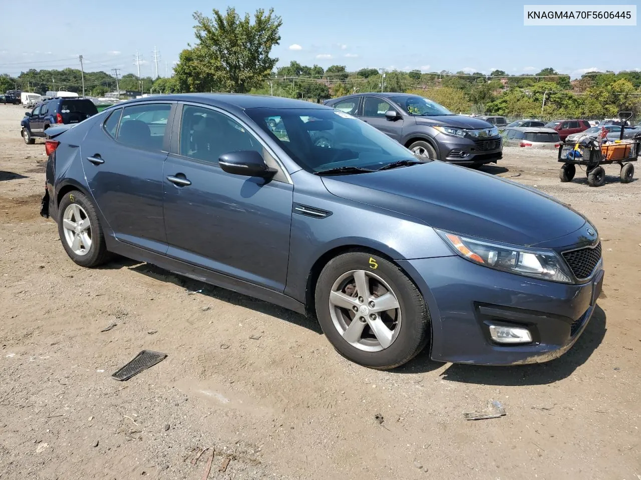 2015 Kia Optima Lx VIN: KNAGM4A70F5606445 Lot: 71097724