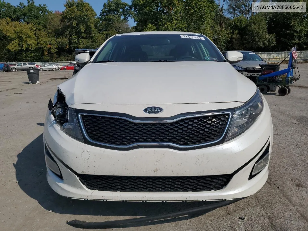 2015 Kia Optima Lx VIN: KNAGM4A78F5605642 Lot: 71175414