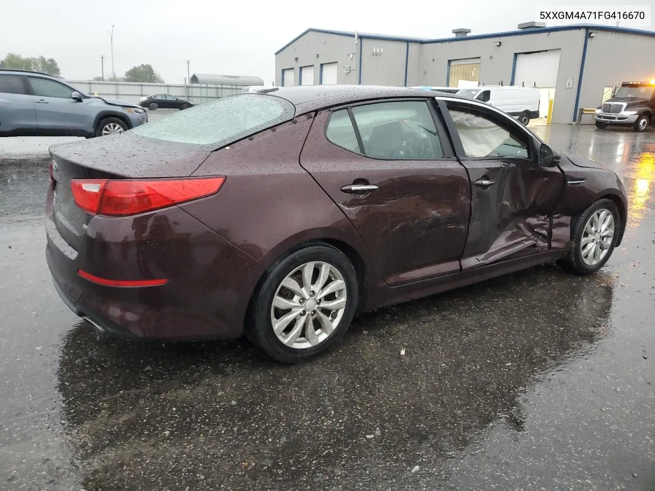 2015 Kia Optima Lx VIN: 5XXGM4A71FG416670 Lot: 71178814