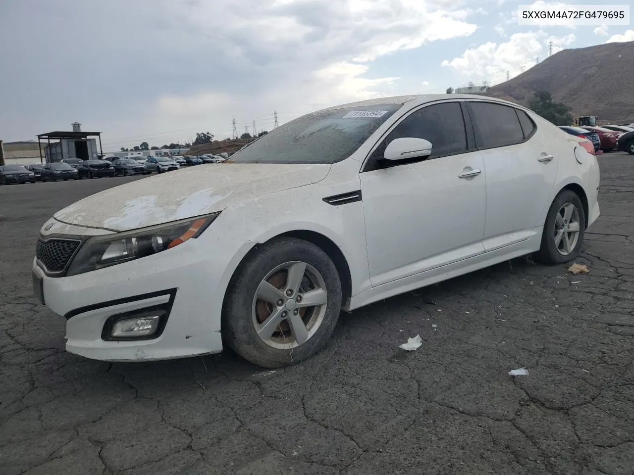 5XXGM4A72FG479695 2015 Kia Optima Lx