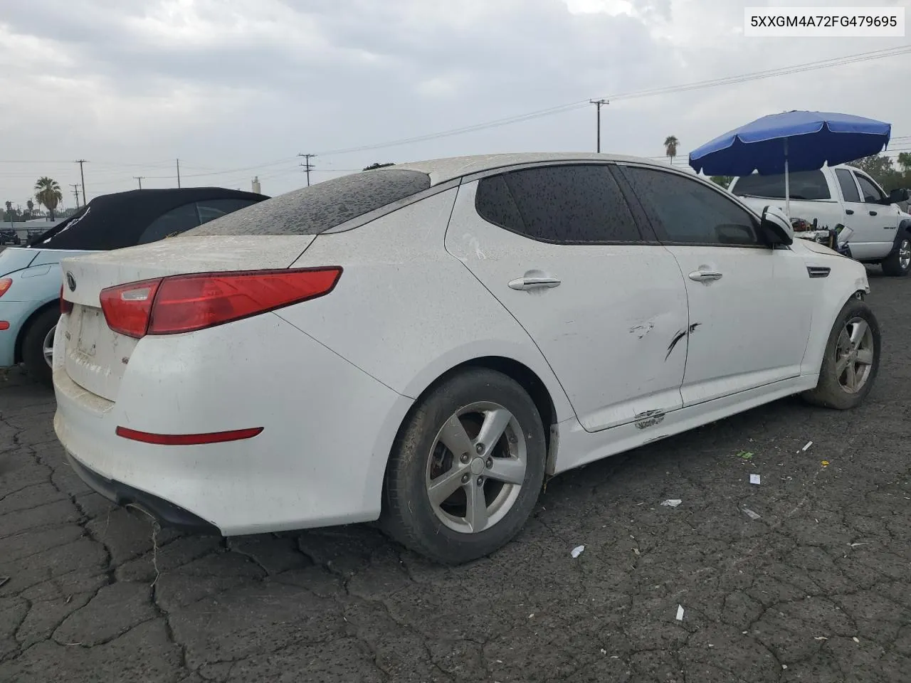 5XXGM4A72FG479695 2015 Kia Optima Lx