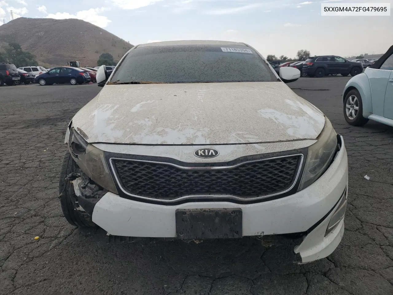 2015 Kia Optima Lx VIN: 5XXGM4A72FG479695 Lot: 71185394